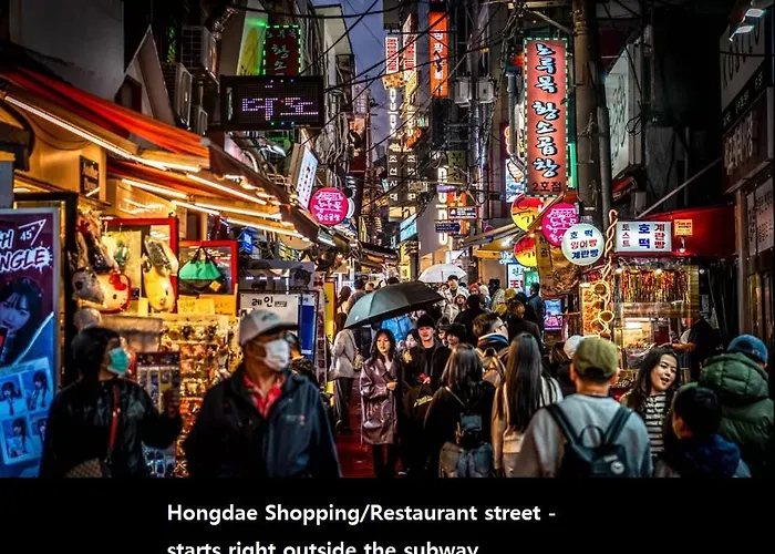 Hongdaeㅣ5-star & Newㅣelevatorㅣbest Viewㅣvery Close Apartamento Seul